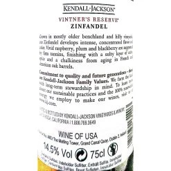 Remise ❤️ Kendall Jackson - Vintner's Reserve, 2019 - Californie, Etats-Unis - Rouge - 75 cl 🎁 4 Remise ❤️ Kendall Jackson - Vintner's Reserve, 2019 - Californie, Etats-Unis - Rouge - 75 cl 🎁 -VINS ROUGES Boutique 0081584131403 3