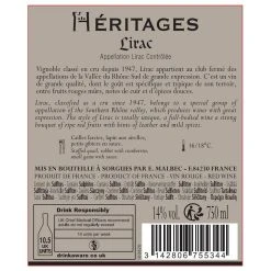 Les meilleures critiques de ✨ Héritages, 2020 - Lirac AOP - Rouge - 75 cl 😍 -VINS ROUGES Boutique 3142806755344 2
