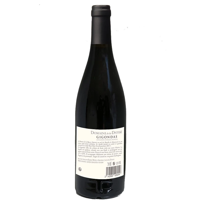 Domaine de la Daysse, 2019 - Gigondas AOP - Rouge - 75 cl Meilleure vente 🛒 Domaine de la Daysse, 2019 - Gigondas AOP - Rouge - 75 cl ✔️ -VINS ROUGES Boutique 3142920028256 2