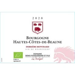 De gros 👏 Domaine Denis Fouquerand & Fils Derrière Montbard BIO, 2020 - Bourgogne Hautes-Côtes de Beaune AOP - Rouge - 75 cl 🔥 -VINS ROUGES Boutique 3219850059107 3