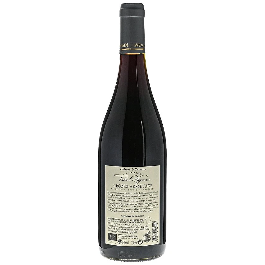 Cave de Tain Talent de Vignerons BIO, 2018 - Saint-Joseph AOP - Rouge - 75 cl Meilleure vente ❤️ Cave de Tain Talent de Vignerons BIO, 2018 - Saint-Joseph AOP - Rouge - 75 cl 🛒 -VINS ROUGES Boutique 3234786103144 2