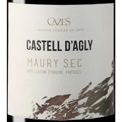 Tout neuf 🛒 Castell d'Agly, 2019 - Maury Sec AOP - Rouge - 75 cl 👏 -VINS ROUGES Boutique 3248847696940 3