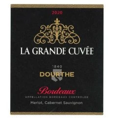 Le moins cher 🛒 Dourthe La Grande Cuvée, 2019 - Bordeaux AOP - Rouge - 75 cl ⌛ -VINS ROUGES Boutique 3258691331560 3 1
