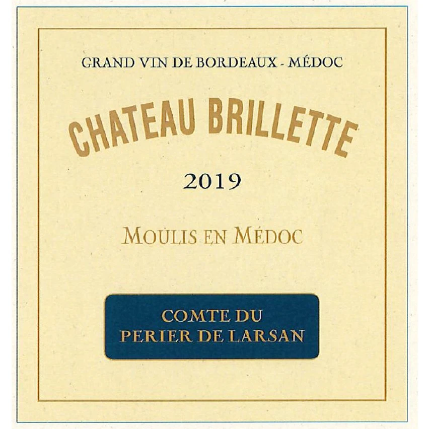 Château Brillette, 2019 - Moulis ou Moulis-en-Médoc AOP - Rouge - 75 cl Offres 🎉 Château Brillette, 2019 - Moulis ou Moulis-en-Médoc AOP - Rouge - 75 cl 😉 -VINS ROUGES Boutique 3281417520191 3