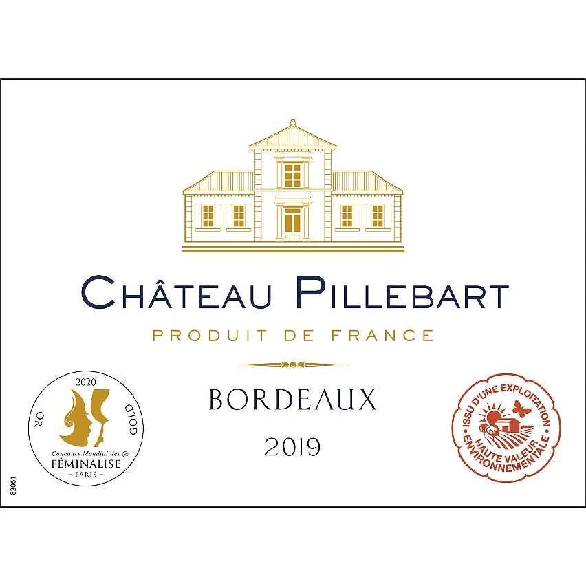 Château Pillebart, 2019 - Bordeaux AOP - Rouge - 75 cl De gros 👍 Château Pillebart, 2019 - Bordeaux AOP - Rouge - 75 cl 🔥 -VINS ROUGES Boutique 3295890234599 2