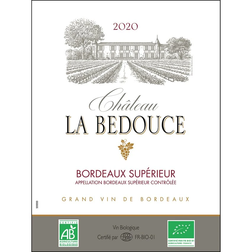 Château La Bedouce BIO, 2020 - Bordeaux Supérieur AOP - Rouge - 75 cl Remise 💯 Château La Bedouce BIO, 2020 - Bordeaux Supérieur AOP - Rouge - 75 cl 😉 -VINS ROUGES Boutique 3295890234612 2