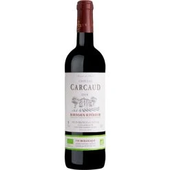 Budget 🌟 Château Carcaud BIO, 2018 - Bordeaux Supérieur AOP - Rouge - 75 cl 🎁