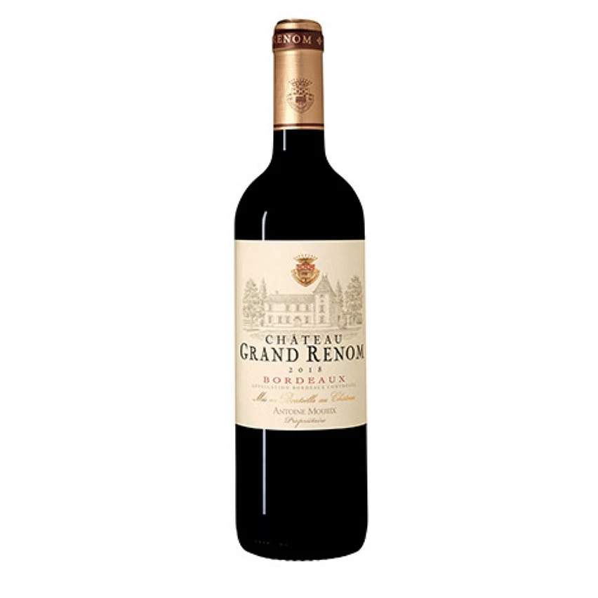 Château Grand Renom - Antoine Moueix, 2018 - Bordeaux AOP - Rouge - 75 cl Coupon 😍 Château Grand Renom - Antoine Moueix, 2018 - Bordeaux AOP - Rouge - 75 cl 🎉 -VINS ROUGES Boutique 3326262136477 1