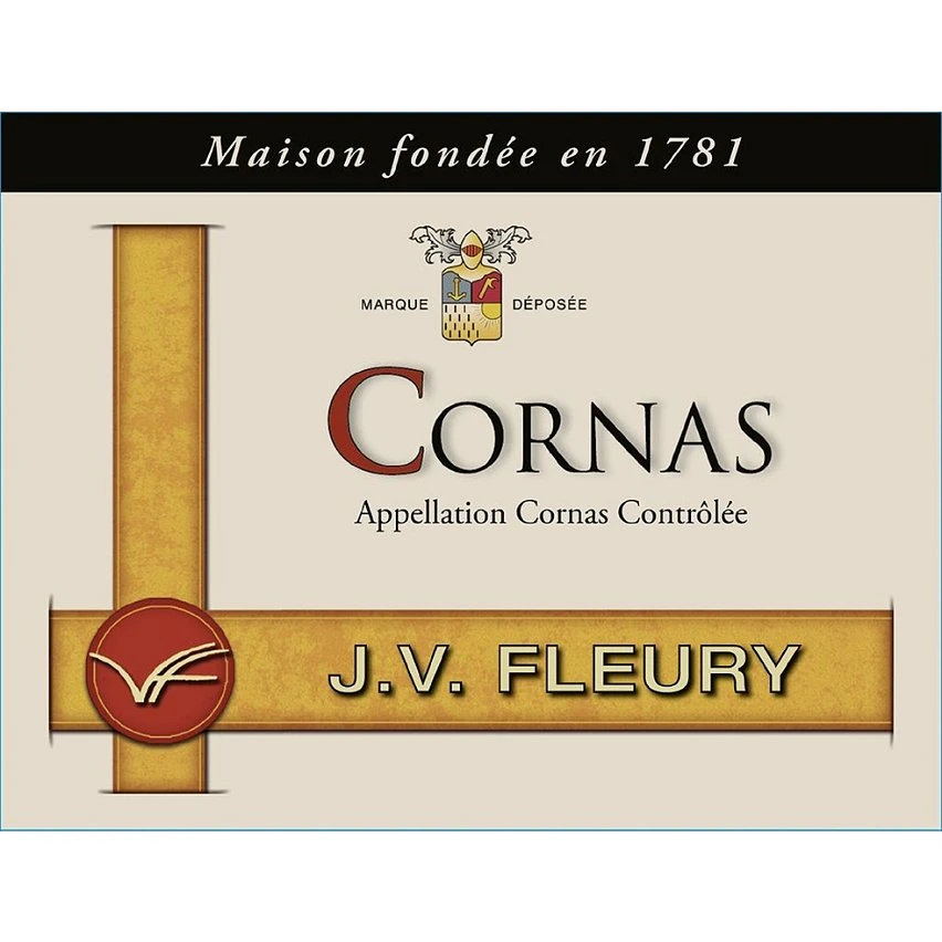 J. V. Fleury, 2019 - Cornas AOP - Rouge - 75 cl Meilleure affaire 😀 J. V. Fleury, 2019 - Cornas AOP - Rouge - 75 cl 🔥 -VINS ROUGES Boutique 3340061001026 3