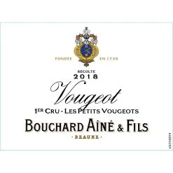 Budget 😀 Bouchard Aîné & Fils, 2018 - Vougeot 1er Cru AOP - Rouge - 75 cl 👏 -VINS ROUGES Boutique 3340180011920 3