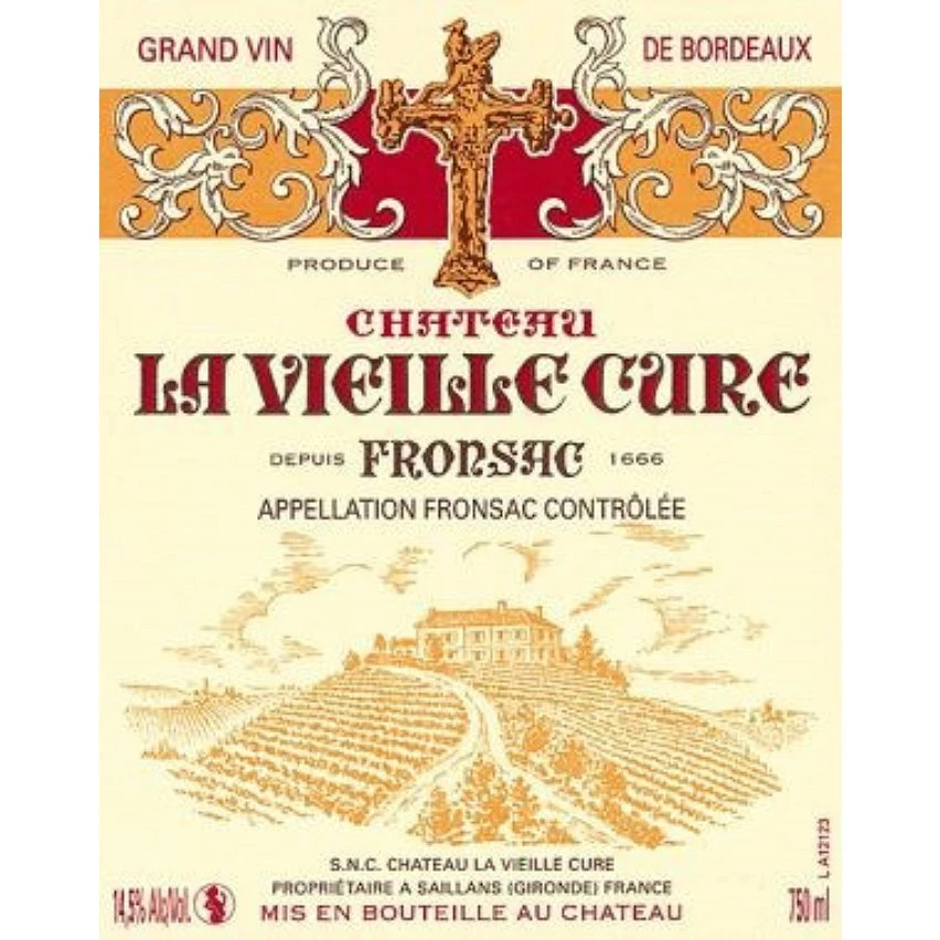 Château La Vieille Cure, 2020 - Fronsac AOP - Rouge - 75 cl Meilleure affaire ❤️ Château La Vieille Cure, 2020 - Fronsac AOP - Rouge - 75 cl 😉 -VINS ROUGES Boutique 3364501201012 2