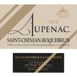 Bon marché ⌛ Les Fiefs d'Aupenac, 2019 - Saint-Chinian-Roquebrun AOC - Rouge - 75 cl 🤩 -VINS ROUGES Boutique 3379431111645 3