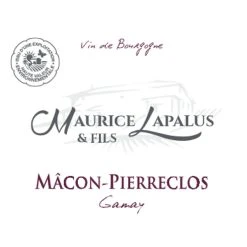 De gros 🎉 Maurice Lapalus & Fils, 2021 - Mâcon Pierreclos AOP - Rouge - 75 cl ❤️ 4 De gros 🎉 Maurice Lapalus & Fils, 2021 - Mâcon Pierreclos AOP - Rouge - 75 cl ❤️ -VINS ROUGES Boutique 3379810087271 3