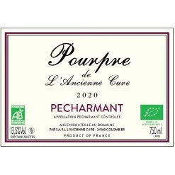 Meilleur prix ⭐ L'Ancienne Cure Pourpre BIO, 2020 - Pécharmant AOP - Rouge - 75 cl 🎁 -VINS ROUGES Boutique 3414270000153 3
