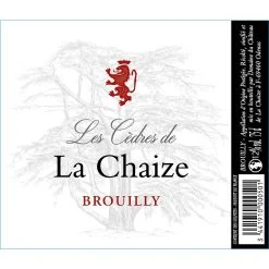 Remise 🛒 Les Cèdres de La Chaize, 2021 - Brouilly AOP - Rouge - 75 cl 🔔 3 Remise 🛒 Les Cèdres de La Chaize, 2021 - Brouilly AOP - Rouge - 75 cl 🔔 -VINS ROUGES Boutique 3441910000501 2