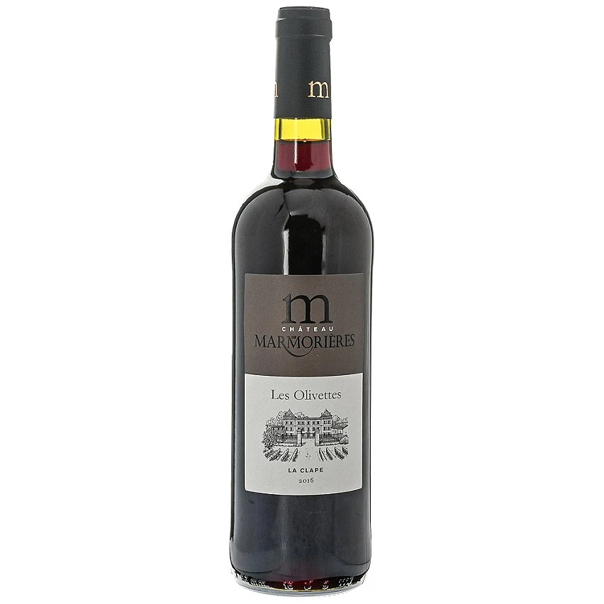 Château de Marmorières Les Olivettes, 2019 - La Clape AOP - Rouge - 75 cl Budget 😍 Château de Marmorières Les Olivettes, 2019 - La Clape AOP - Rouge - 75 cl 🤩 -VINS ROUGES Boutique 3458081002111 1