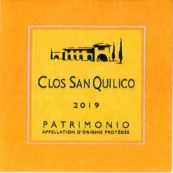 De gros 👏 Clos San Quilico BIO, 2019 - Patrimonio AOP - Rouge - 75 cl 🎁 -VINS ROUGES Boutique 3461220000114 3
