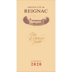 Meilleure vente 🎁 Grand Vin De Reignac, 2020 - Bordeaux Supérieur AOP - Rouge - 75 cl ❤️ -VINS ROUGES Boutique 3492744075203 3
