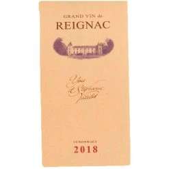 Tout neuf 🌟 Magnum Grand Vin De Reignac, 2018 - Bordeaux Supérieur AOP - Rouge - 1.5 L ⌛ -VINS ROUGES Boutique 3492744150184 3