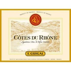 Le moins cher ✨ E. Guigal, 2019 - Côtes du Rhône AOP - Rouge - 75 cl 😀 -VINS ROUGES Boutique 3536650501002 3
