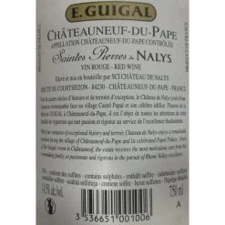 Meilleure affaire 🤩 E. Guigal Saintes Pierres de Nalys, 2019 - Châteauneuf-du-Pape AOP - Rouge - 75 cl ❤️ -VINS ROUGES Boutique 3536651001006 2