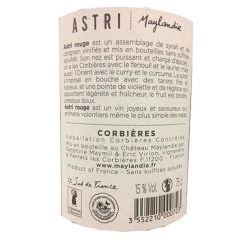 Bon marché 👍 Astri - Maylandie - Sans sulfites, 2019 - Corbières AOP - Rouge - 75 cl 🧨 7 Bon marché 👍 Astri - Maylandie - Sans sulfites, 2019 - Corbières AOP - Rouge - 75 cl 🧨 -VINS ROUGES Boutique 3552210000723 6