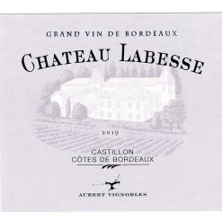 Offres ⭐ Château Labesse, 2019 - Cadillac Côtes de Bordeaux AOP - Rouge - 75 cl 🔥 -VINS ROUGES Boutique 3573420419310 3