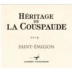 Top 10 💯 Héritage de la Couspaude, 2019 - Saint-Emilion AOP - Rouge - 75 cl 🔔 -VINS ROUGES Boutique 3573422919313 3