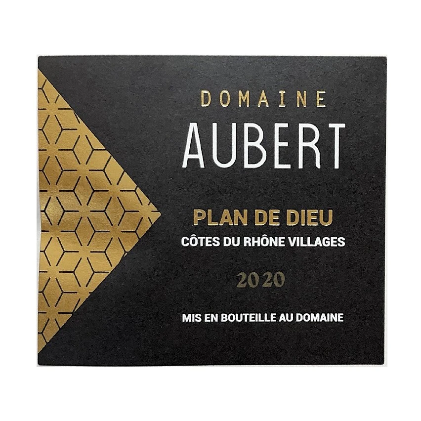 Domaine Aubert, 2020 - Côtes du Rhône Villages Plan de Dieu AOP - Rouge - 75 cl Sortie 🌟 Domaine Aubert, 2020 - Côtes du Rhône Villages Plan de Dieu AOP - Rouge - 75 cl ✔️ -VINS ROUGES Boutique 3700381913117 3