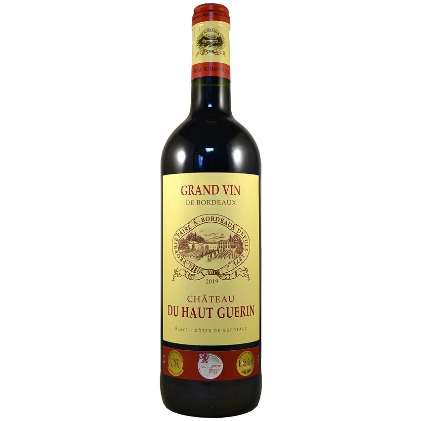 Château du Haut Guérin, 2019 - Côtes de Blaye AOP - Rouge - 75 cl Bon marché 🧨 Château du Haut Guérin, 2019 - Côtes de Blaye AOP - Rouge - 75 cl ⌛ -VINS ROUGES Boutique 3700387097002 1