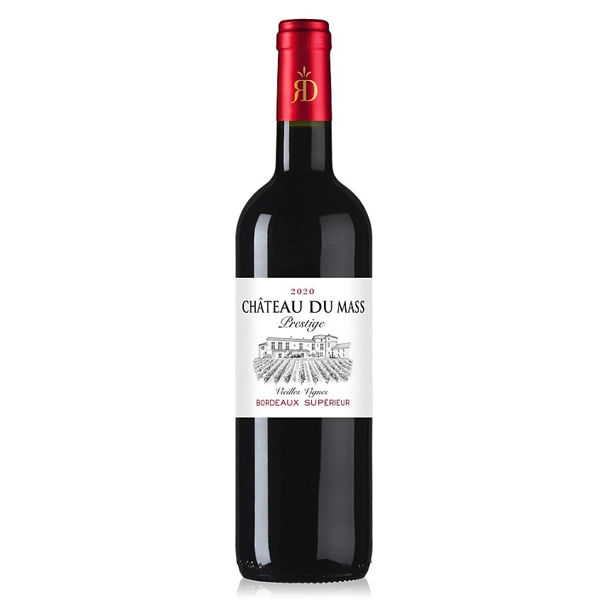 Château du Mass Prestige, 2020 - Bordeaux Supérieur AOP - Rouge - 75 cl Meilleure vente ⌛ Château du Mass Prestige, 2020 - Bordeaux Supérieur AOP - Rouge - 75 cl ⌛ -VINS ROUGES Boutique 3700663500899 1