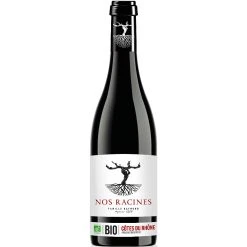 Le moins cher 🛒 Nos Racines BIO, 2021 - Côtes du Rhône AOP - Rouge - 75 cl 😍