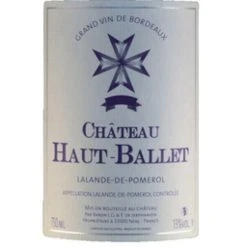 Meilleure affaire 🔥 Château Haut Ballet, 2019 - Lalande de Pomerol AOP - Rouge - 75 cl ⭐ 3 Meilleure affaire 🔥 Château Haut Ballet, 2019 - Lalande de Pomerol AOP - Rouge - 75 cl ⭐ -VINS ROUGES Boutique 3760042576198 2