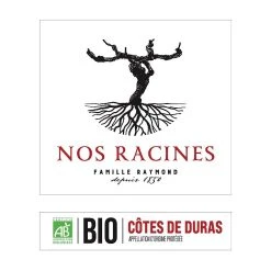 Le moins cher ❤️ Nos Racines BIO, 2020 - Côtes de Duras AOP - Rouge - 75 cl ✔️ 4 Le moins cher ❤️ Nos Racines BIO, 2020 - Côtes de Duras AOP - Rouge - 75 cl ✔️ -VINS ROUGES Boutique 3760077988652 3