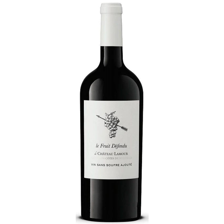 Le Fruit Défendu du Château Lamour Sans Sulfites Ajoutés, 2019 - Castillon Côtes de Bordeaux AOP - Rouge - 75 cl De gros ✨ Le Fruit Défendu du Château Lamour Sans Sulfites Ajoutés, 2019 - Castillon Côtes de Bordeaux AOP - Rouge - 75 cl ❤️ -VINS ROUGES Boutique 3760111833139 1