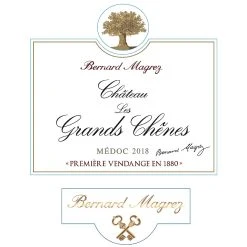 Remise ⌛ Château Les Grands Chênes, 2018 - Médoc AOP - Rouge - 75 cl ⭐ -VINS ROUGES Boutique 3760117793765 3