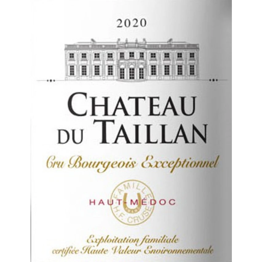 Château du Taillan, 2020 - Haut-Médoc AOP - Rouge - 0.75 L Coupon 🌟 Château du Taillan, 2020 - Haut-Médoc AOP - Rouge - 0.75 L ⌛ -VINS ROUGES Boutique 3760145041210 2