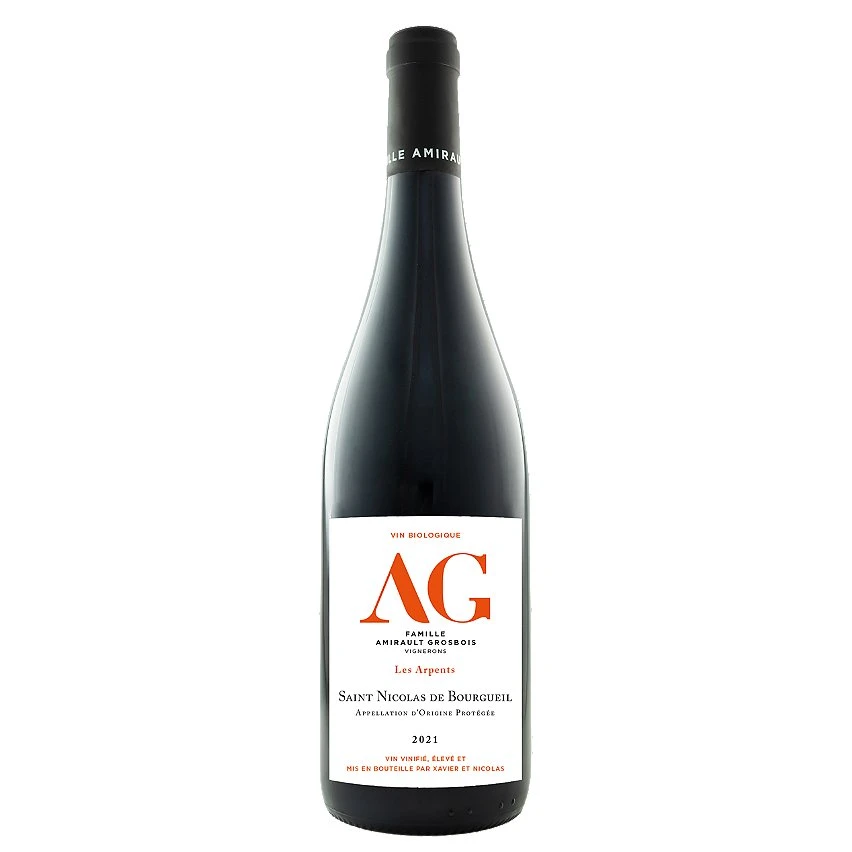 Les Arpents BIO, 2021 - Saint Nicolas de Bourgueil AOP - Rouge - 75 cl Offres ✨ Les Arpents BIO, 2021 - Saint Nicolas de Bourgueil AOP - Rouge - 75 cl 👏 -VINS ROUGES Boutique 3760184680067 1