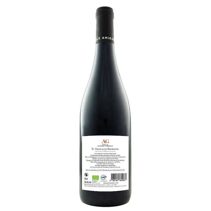 Les Arpents BIO, 2021 - Saint Nicolas de Bourgueil AOP - Rouge - 75 cl Offres ✨ Les Arpents BIO, 2021 - Saint Nicolas de Bourgueil AOP - Rouge - 75 cl 👏 -VINS ROUGES Boutique 3760184680067 2