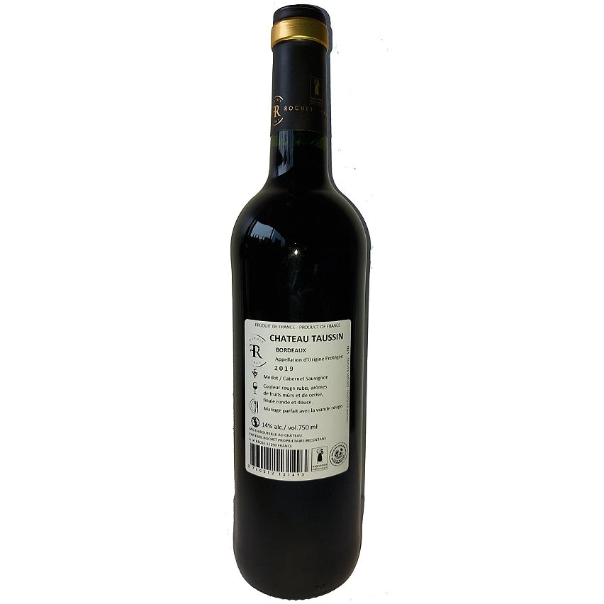 Château Taussin, 2019 - Bordeaux AOP - Rouge - 75 cl Meilleur prix 🥰 Château Taussin, 2019 - Bordeaux AOP - Rouge - 75 cl 🥰 -VINS ROUGES Boutique 3760212131493 2