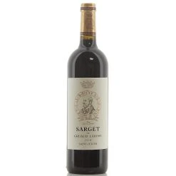 Meilleur prix 🥰 Sarget de Gruaud Larose, 2018 - Saint-Julien AOC - Rouge - 75 cl 🌟