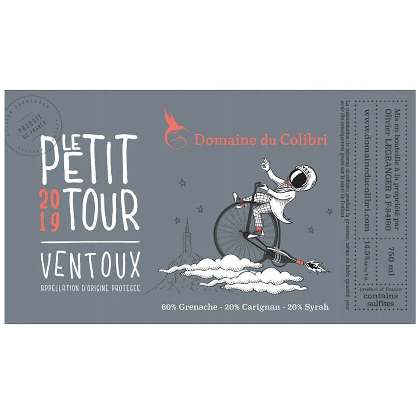 Domaine du Colibri Le Petit Tour, 2019 - Ventoux AOC - Rouge - 75 cl Vente flash 😉 Domaine du Colibri Le Petit Tour, 2019 - Ventoux AOC - Rouge - 75 cl 👏 -VINS ROUGES Boutique 3770007531681 2