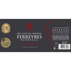 Les meilleures critiques de 🧨 Les Silex du Château Ferreyres, 2019 - Bordeaux AOP - Rouge - 75 cl 😀 -VINS ROUGES Boutique 3770011631087 3