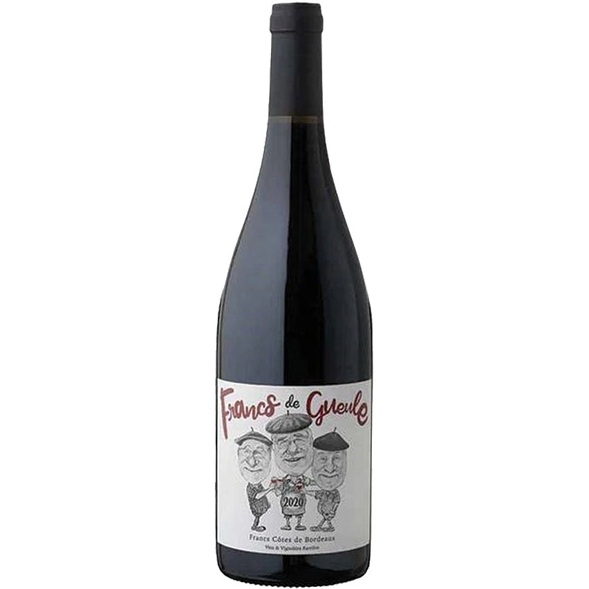 Francs de Gueule, 2021 - Francs Côtes de Bordeaux AOP - Rouge - 75 cl Sortie 😉 Francs de Gueule, 2021 - Francs Côtes de Bordeaux AOP - Rouge - 75 cl 🎁 -VINS ROUGES Boutique 3770020848001 1